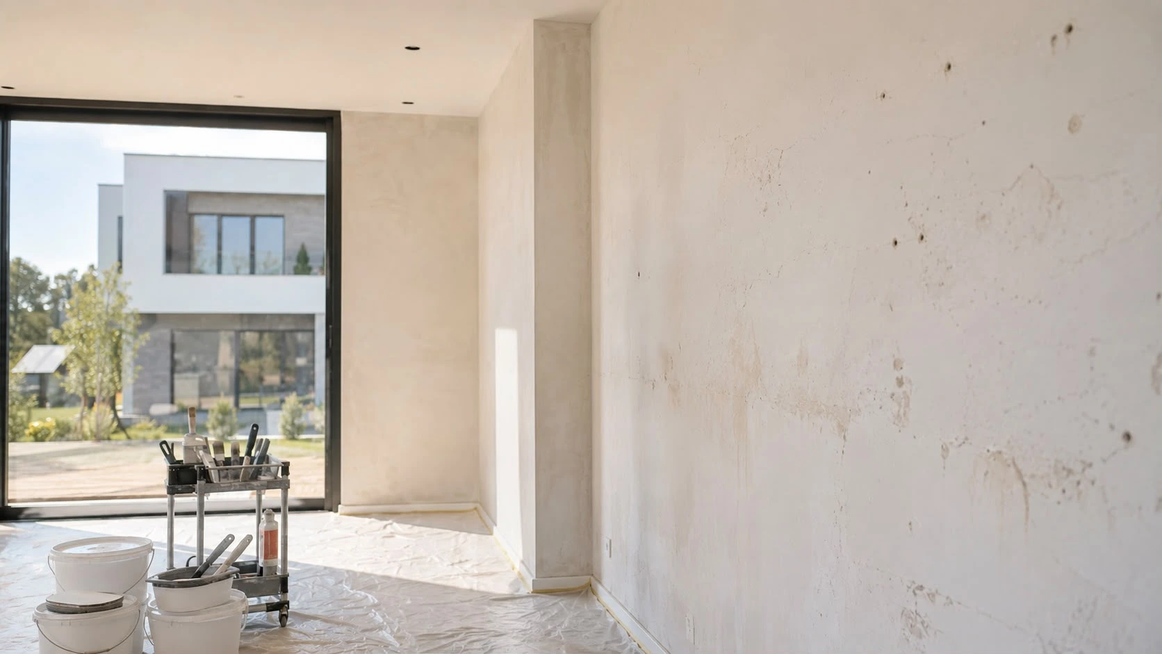 Wohnraum vor der Renovierung